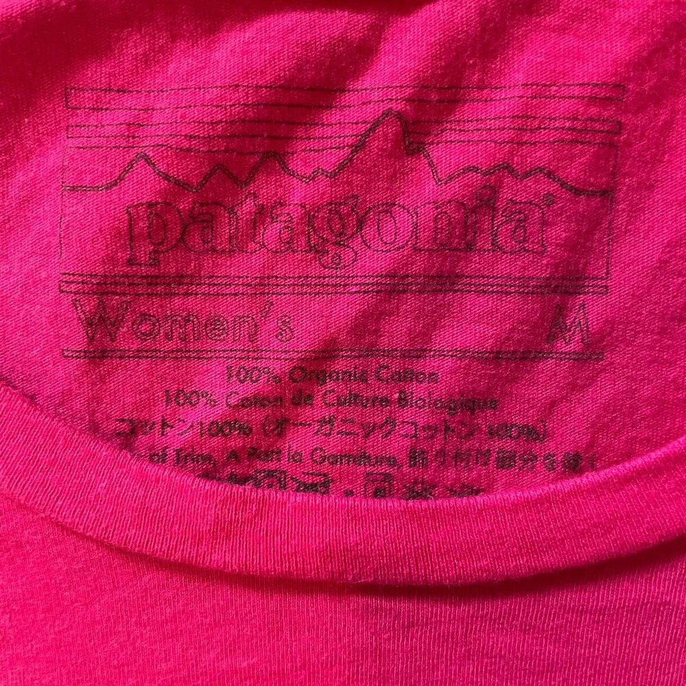 Patagonia “Live Simply” Guitar Tee – Women’s Medium - Picture 3 of 4